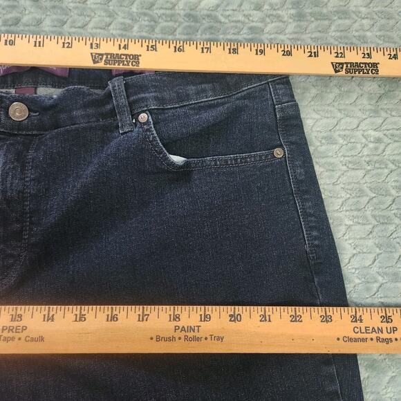 Gloria Vanderbilt Amanda 18W Jeans Dark Wash Straight Leg - Picture 8 of 10